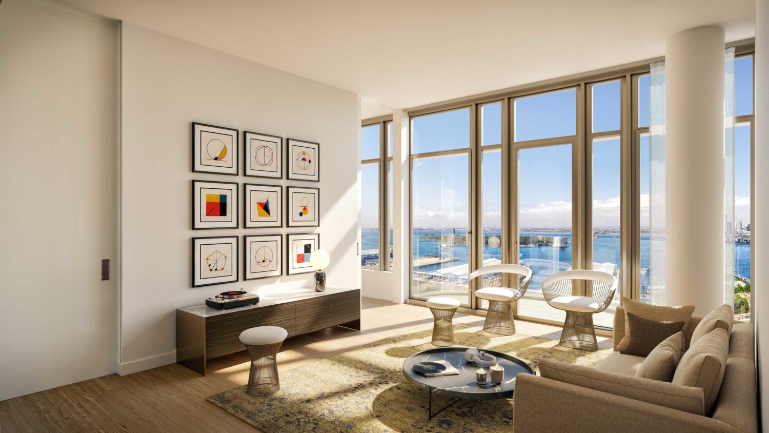 02 1Rp One Bed Living 14C