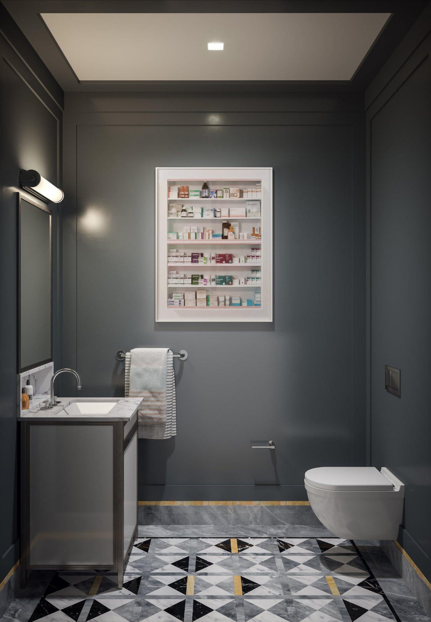 Powder Room Half